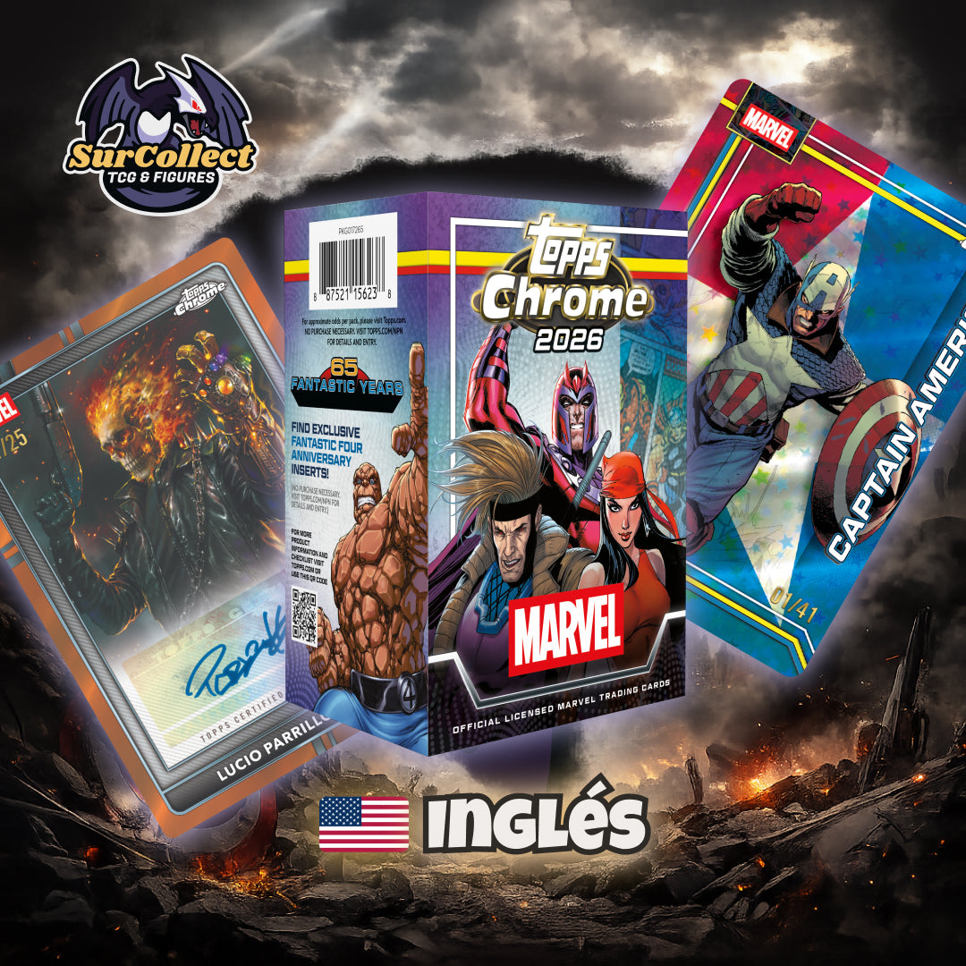 2026 Topps Chrome® Marvel Comics - Value Box - (Idioma Inglés)