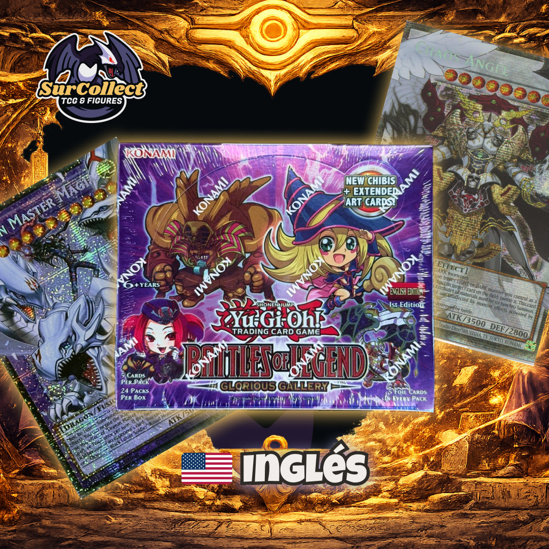 Booster Box Battles of Legend, Glorious Gallery Yu-Gi-Oh - (Idioma Inglés)