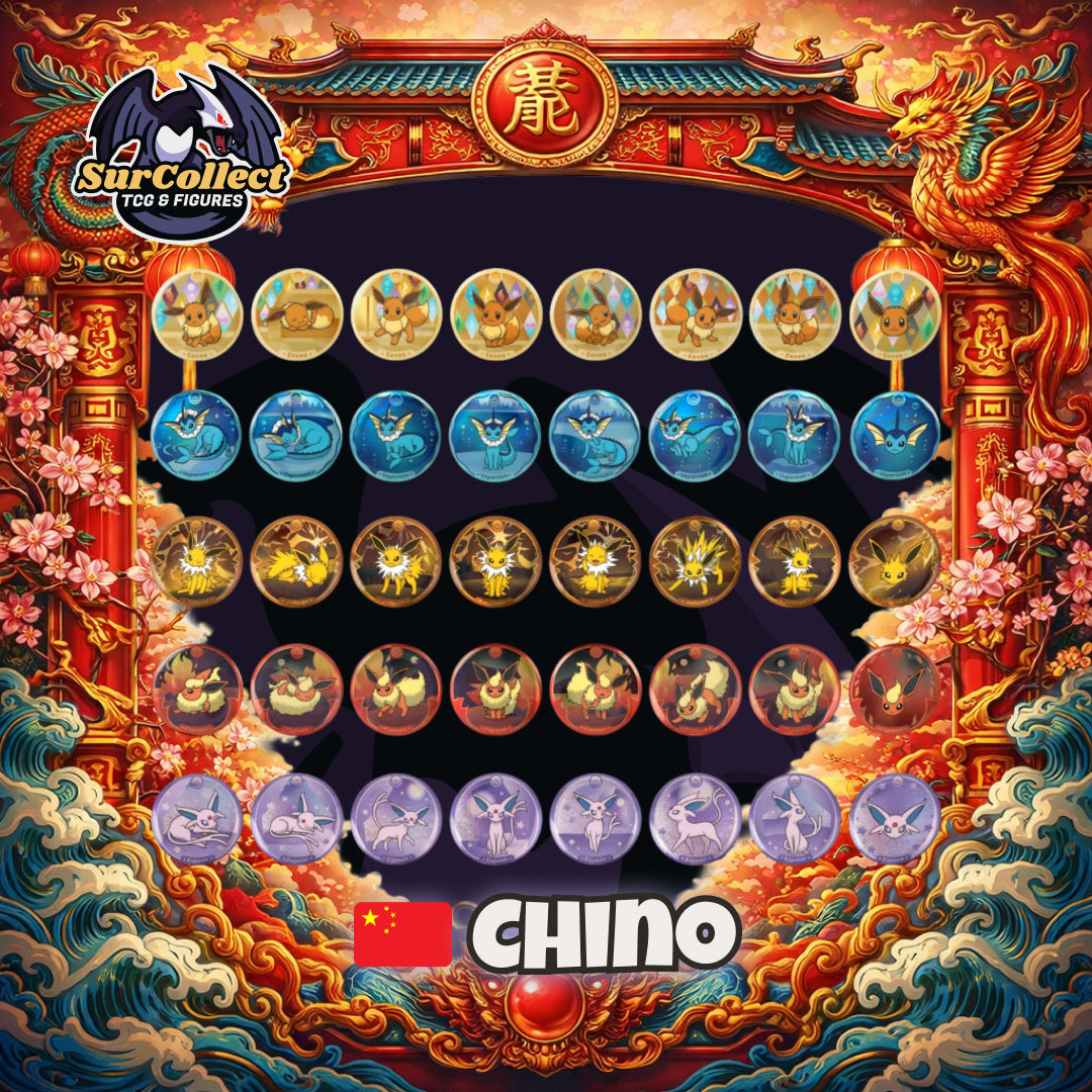 Crystal Gathering Badge Set - (Idioma Chino)
