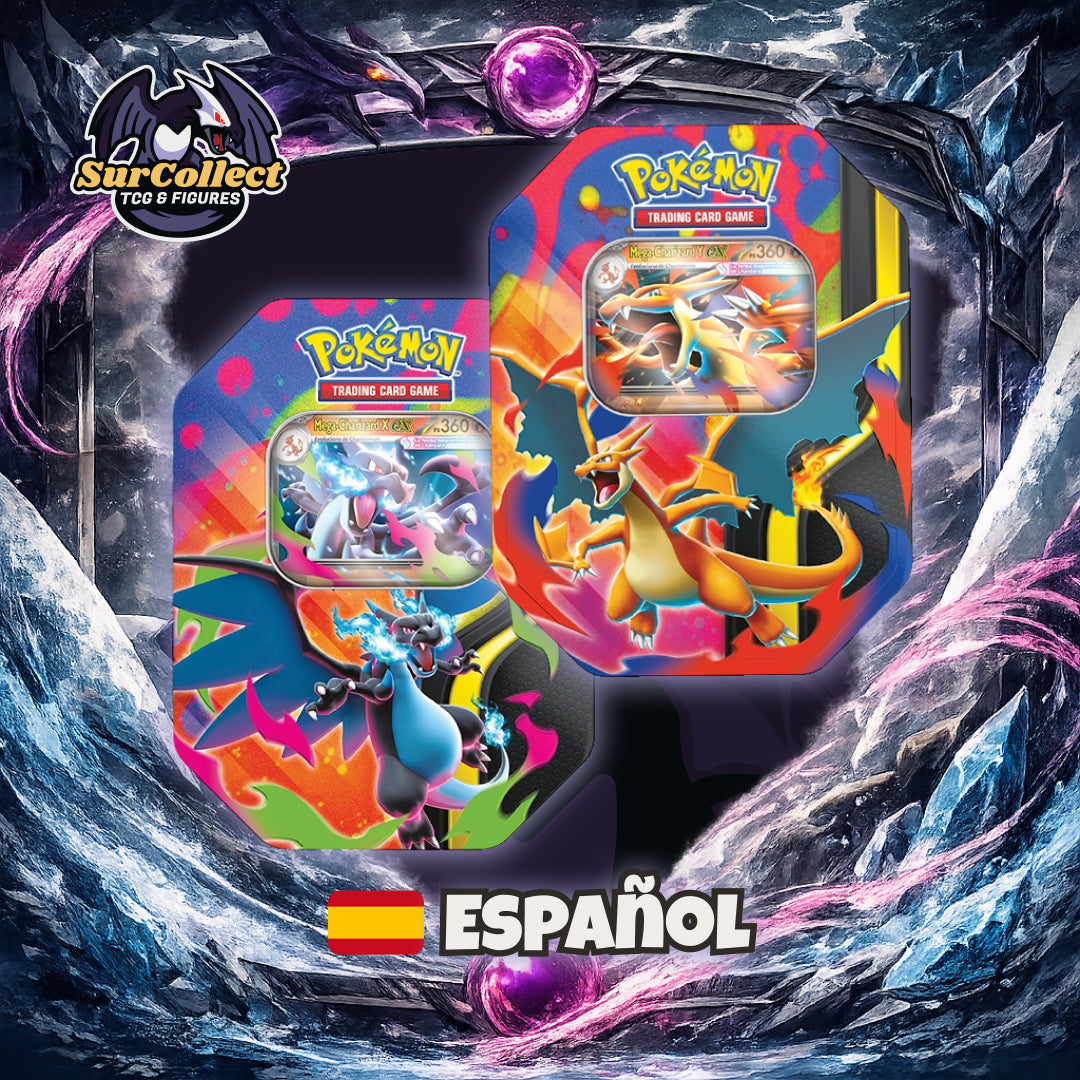 (EN CAMINO) Lata Mega Charizard ex - (Idioma Español)