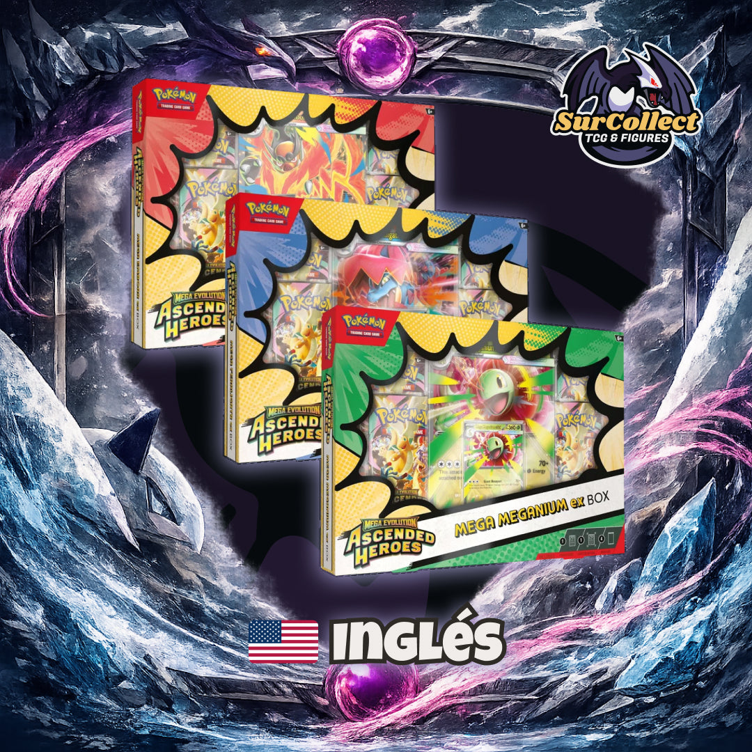 Mega ex Box Ascended Heroes - (Idioma Inglés)