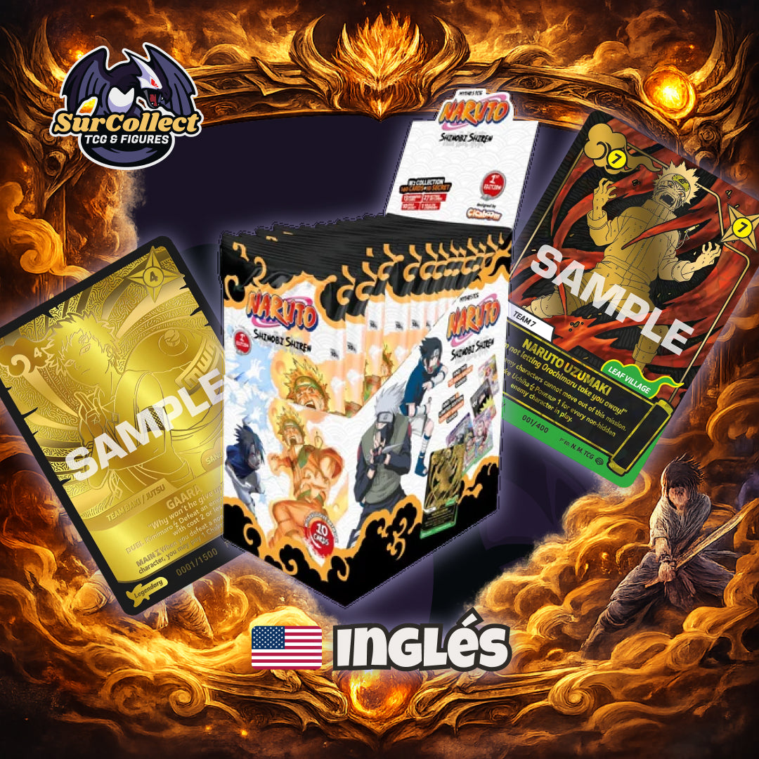 Booster Box Naruto Shinobi Shiren Set 2, First Edition - (Idioma Inglés)