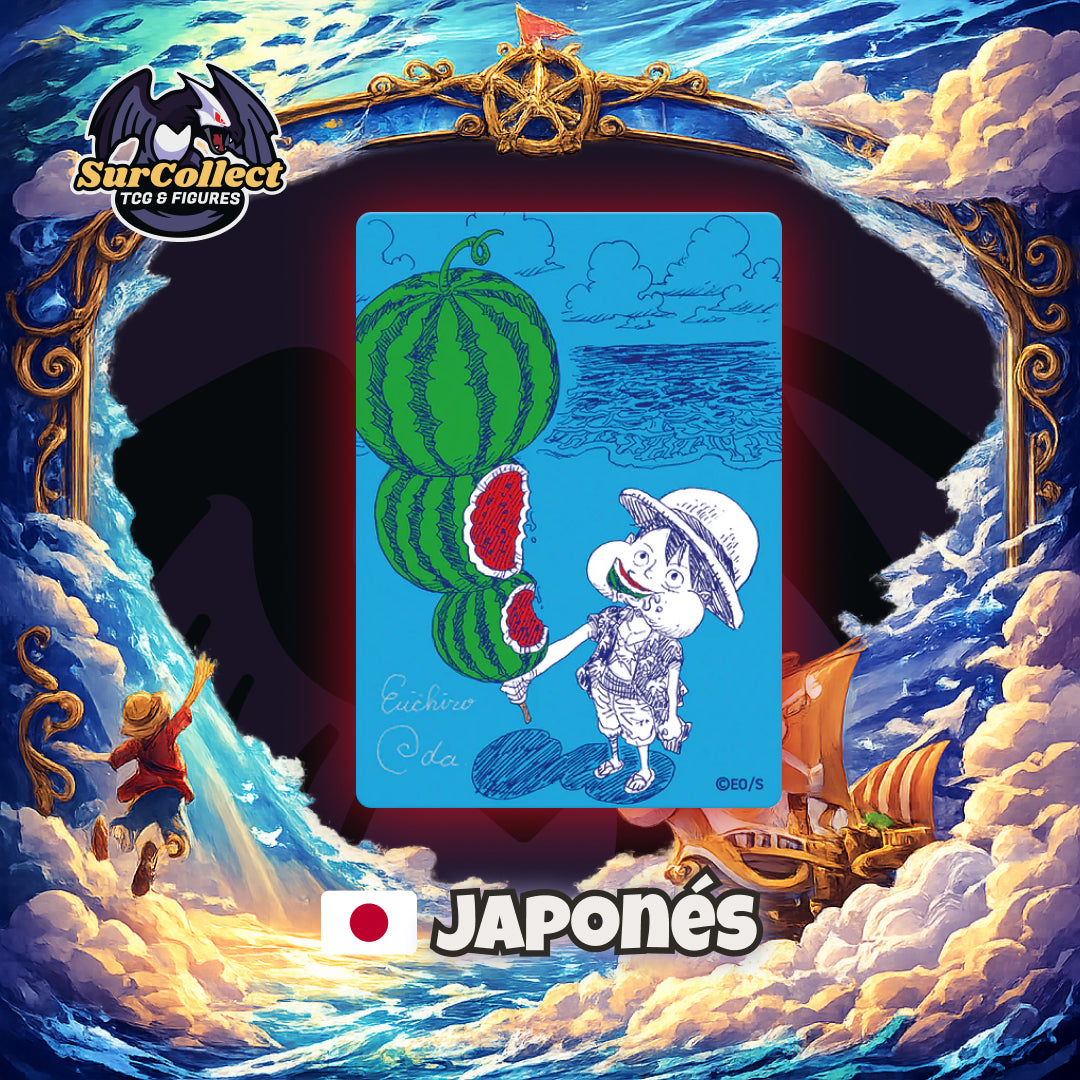 One Piece Luffy Natsucomi 2026 Metallic Glitter Promo Card - (Idioma Japonés)