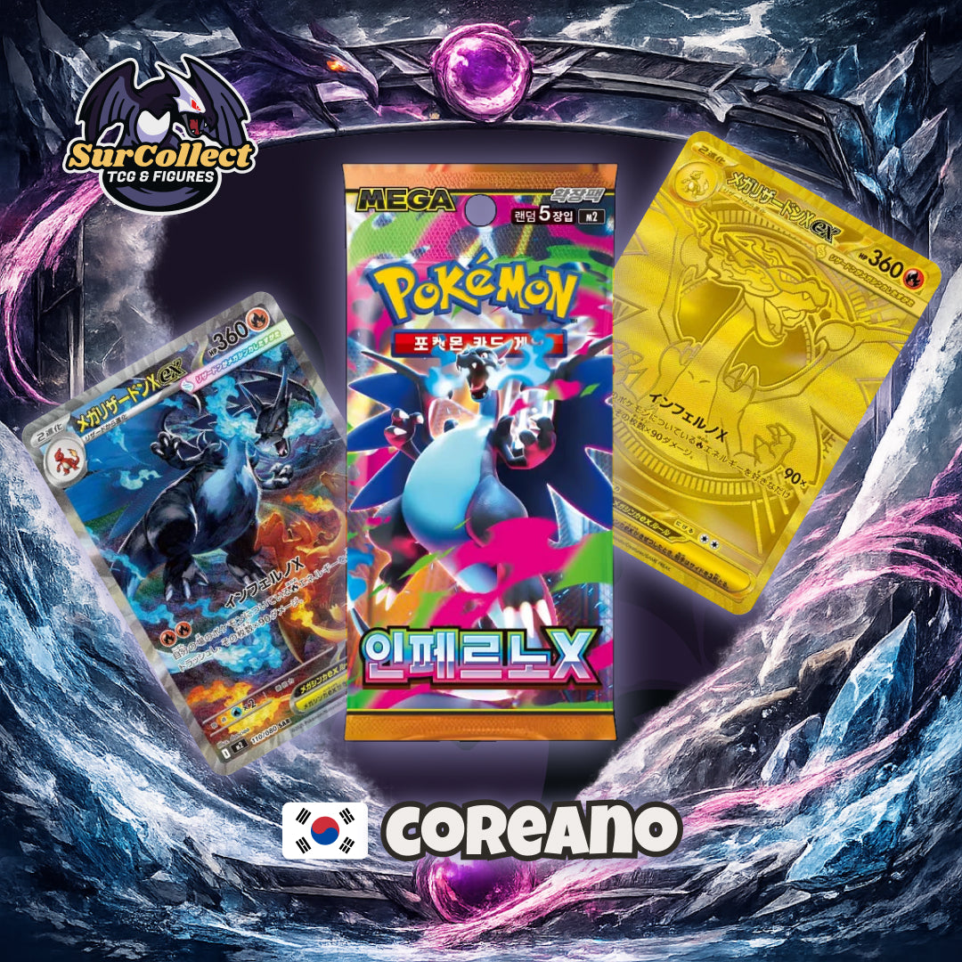 Pack 5 Sobres Inferno X - (Idioma Coreano)