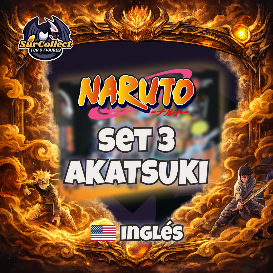 (RESERVA) Special Box Naruto Naruto Akatsuki Set 3 - (Idioma Inglés)